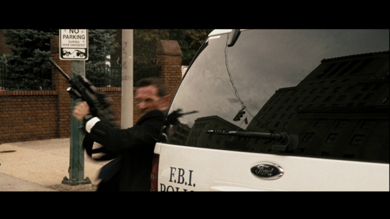 Ford Expedition White Car in Live Free or Die Hard (4)