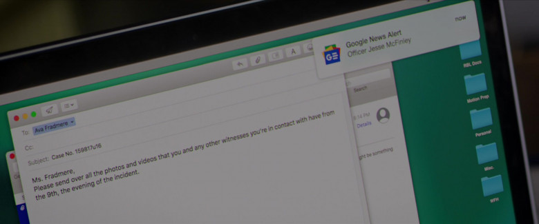 Google News in The Good Fight S05E07 And the Fight Had a Détente… (2021)