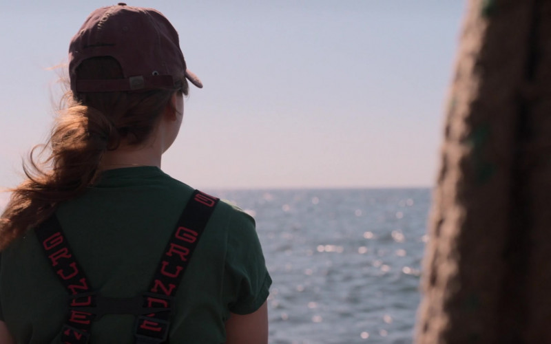 Grundens Fishing Bibs Worn by Emilia Jones as Ruby Rossi in CODA Movie (1)