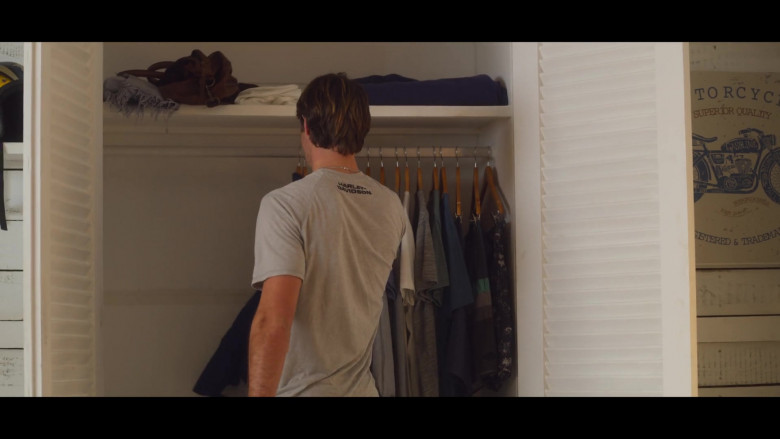 Harley-Davidson Men’s T-Shirt of Jacob Elordi as Noah Flynn in The Kissing Booth 3 (1)