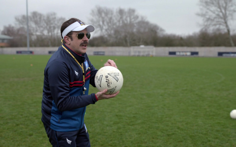 Mitre Ball Held by Jason Sudeikis in Ted Lasso S02E03 Do the Right-est Thing (2021)