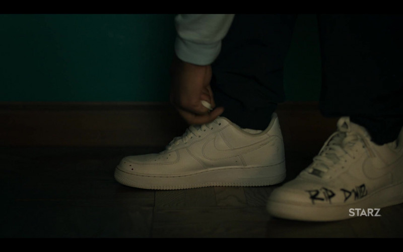 Nike Air Force 1 Sneakers in Power Book III Raising Kanan S01E05 Choose Your Battles (2021)