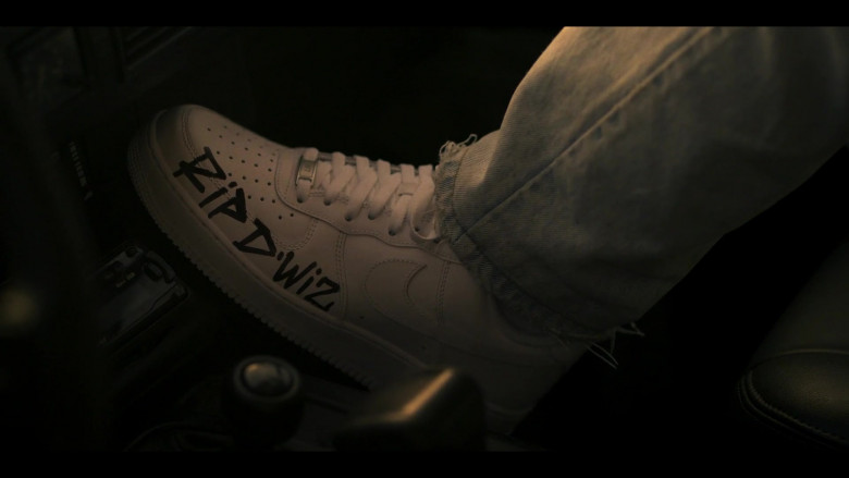 Nike Air Force 1 White Sneakers in Power Book III Raising Kanan S01E03 Stick and Move (2021)