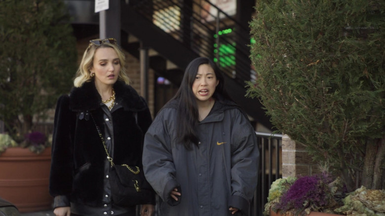 Nike Oversized Coat – Jacket Worn by Nora Lum in Awkwafina Is Nora from Queens Season 2 Episode 2 (3)