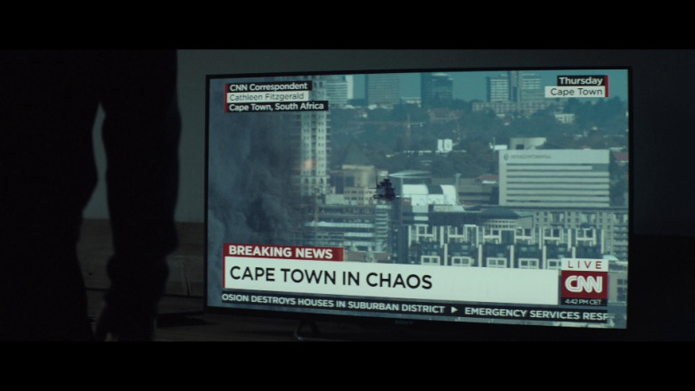 Sony TV and CNN in Spectre (2015)