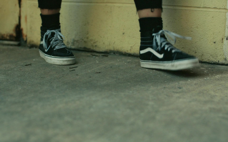 Vans Black HiTop Sneakers of Devery Jacobs as Elora Danan in Reservation Dogs S01E01 (1)