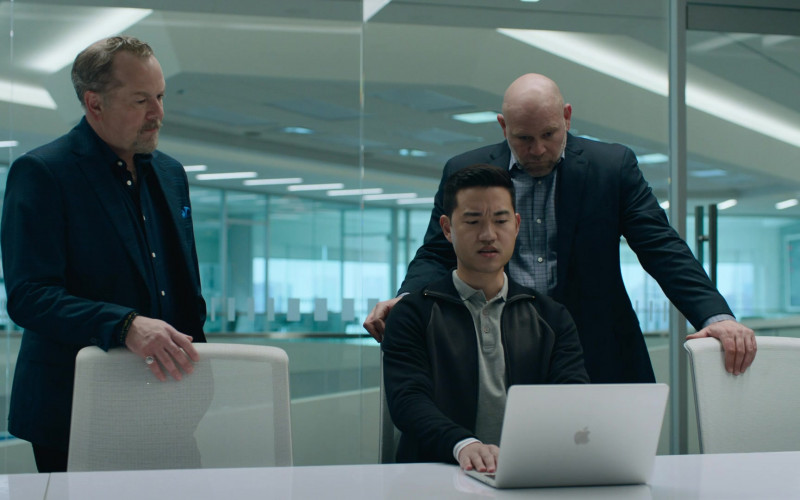 Apple MacBook Laptop of Daniel K. Isaac as Ben Kim in Billions S05E09 Implosion (2021)