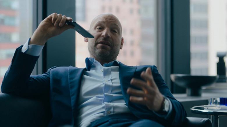 Apple iPhone Smartphone of Corey Stoll as Mike Prince in Billions S05E11 Victory Smoke (2021)