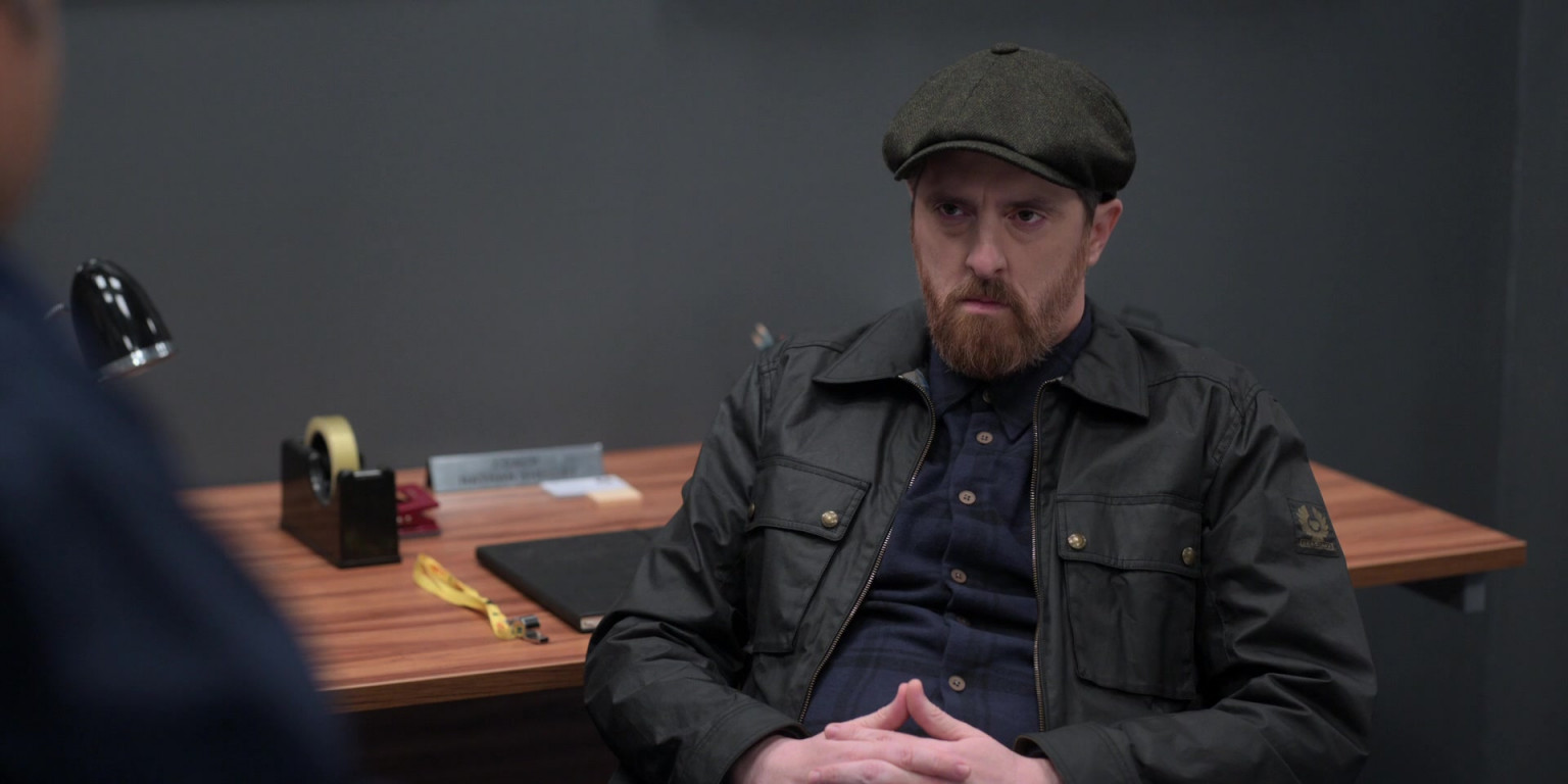 Belstaff Men's Jacket Of Actor Brendan Hunt As Coach Beard In Ted Lasso