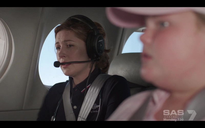 Bose Aviation Headset Used by Emma Hamilton as Dr Eliza Harrod in RFDS Royal Flying Doctor Service S01E06 (2021)