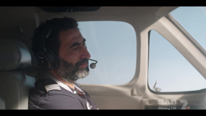 Bose Aviation Headset of Rodney Afif as Graham Morley in RFDS Royal Flying Doctor Service S01E05 (2021)