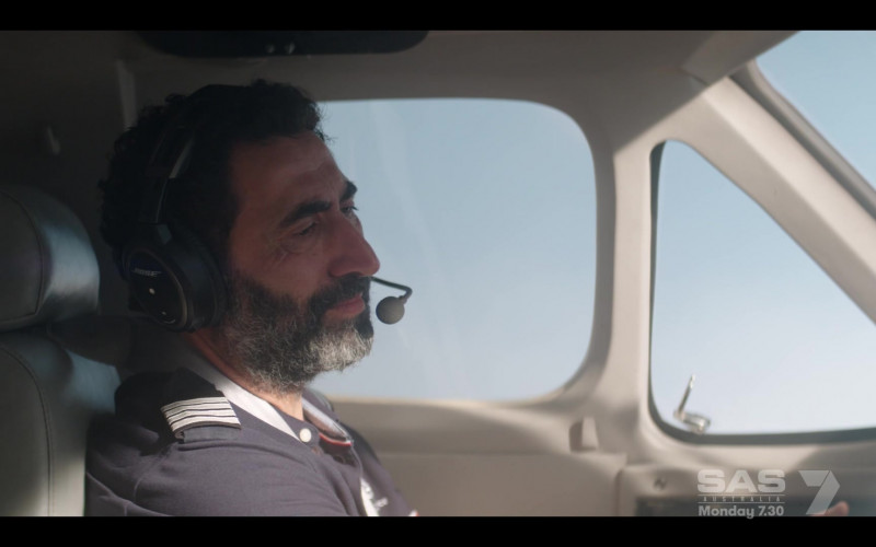 Bose Aviation Headset of Rodney Afif as Graham Morley in RFDS Royal Flying Doctor Service S01E05 (2021)