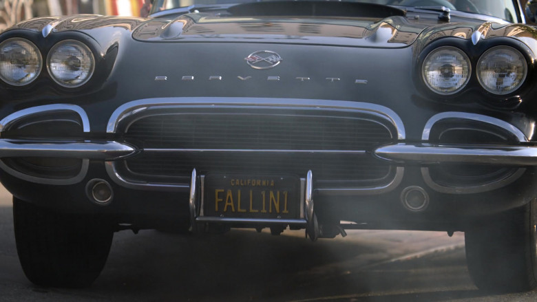 Chevrolet C1 Corvette Black Convertible Car in Lucifer TV Show – Season 6 (5)