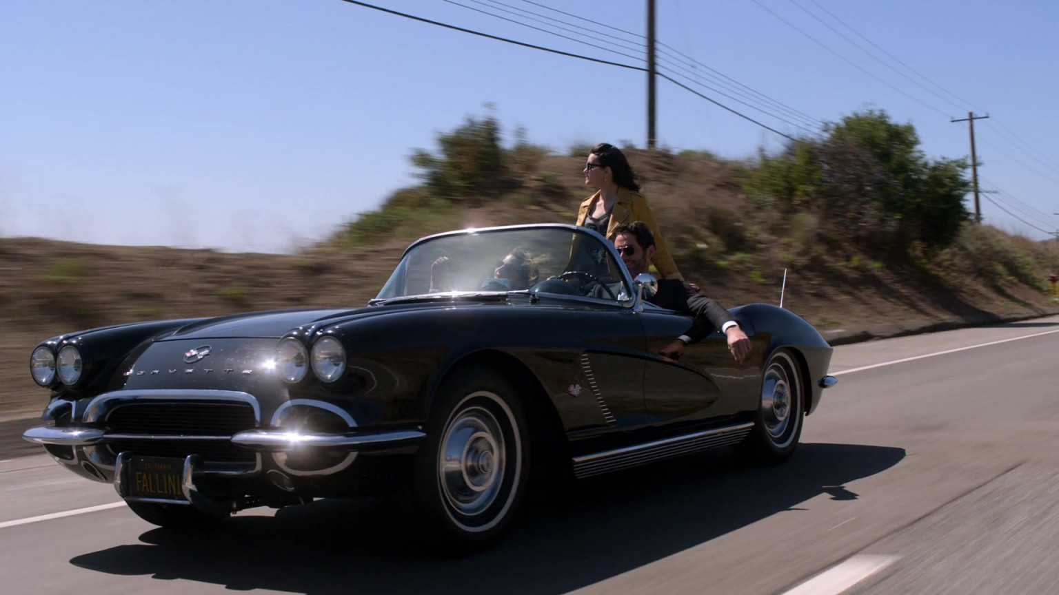 Chevrolet Corvette C1 Car Driven By Tom Ellis As Lucifer Morningstar In Lucifer S06E09 "Goodbye