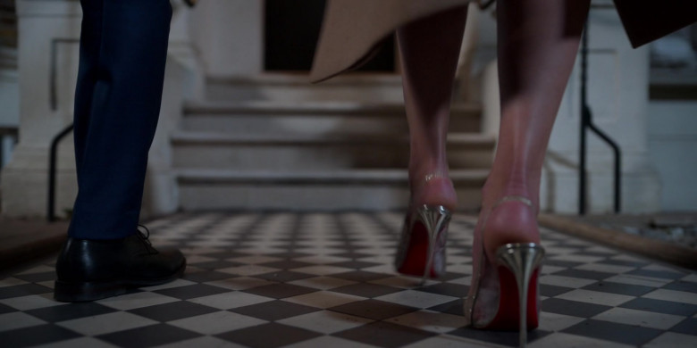 Christian Louboutin High Heel Shoes of Hannah Waddingham as Rebecca Welton in Ted Lasso S02E08 Man City (1)