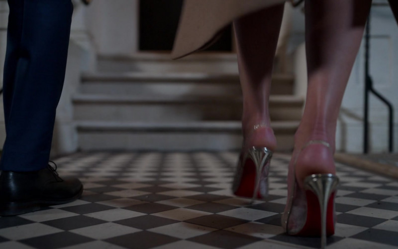 Christian Louboutin High Heel Shoes of Hannah Waddingham as Rebecca Welton in Ted Lasso S02E08 Man City (1)