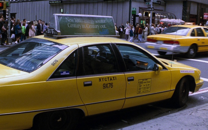 Con Edison taxi ad in U.S. Marshals (1998)