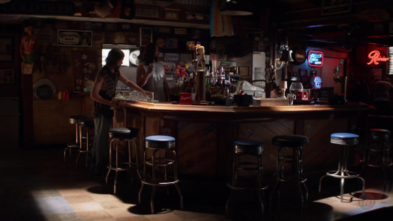 Coors and Rainier Beer Signs in Animal Kingdom S05E09 Let It Ride (2021)