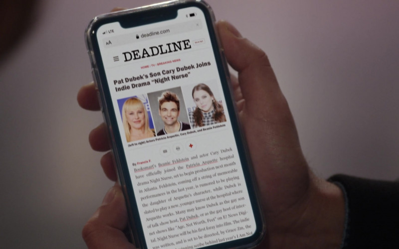 Deadline Website in The Other Two S02E07 "Chase Becomes Co-Owner of the Nets" (2021)
