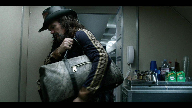 Fendi Men's Jacket of Chris Bauer as Wild Bill Hancock in Heels S01E04 Cutting Promos (2021)