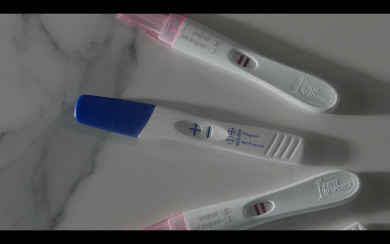 First Response Early Result Pregnancy Tests in American Horror Story S10E07 "Take Me To Your Leader" (2021)