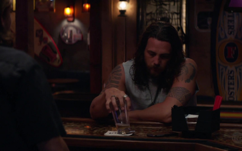 Foster's Beer Surfboard in Animal Kingdom S05E09 Let It Ride (2021)