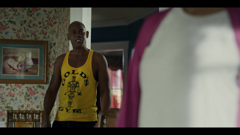 Gold's Gym Fitness Center T-Shirt of Bokeem Woodbine as Jerome in Wu-Tang An American Saga S02E01 Little Ghetto Boys (1)