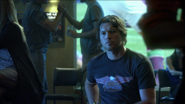 Harley-Davidson Motorcycles T-Shirt of Sam Worthington as Jake Sully in Avatar 2009 Movie (2)