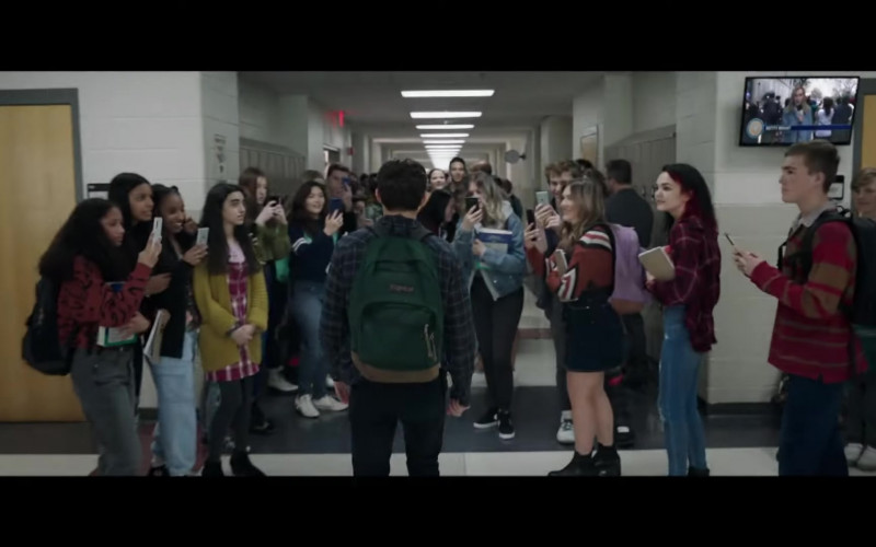 JanSport Green Backpack of Tom Holland as Peter Parker in Spider-Man No Way Home (2021)