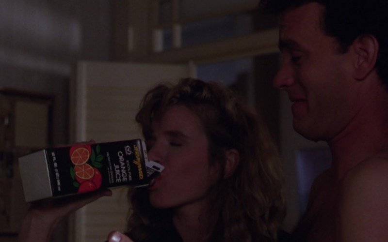 Jersey Maid Orange Juice Enjoyed by Mare Winningham as Emily Carson in Turner & Hooch (1989)