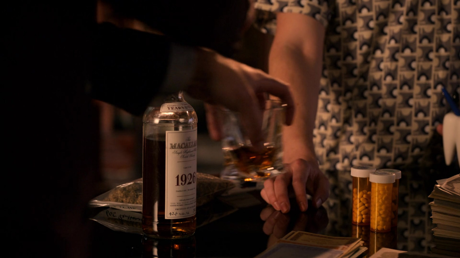 Macallan 1926 Whisky Bottle In Lucifer S06e05 