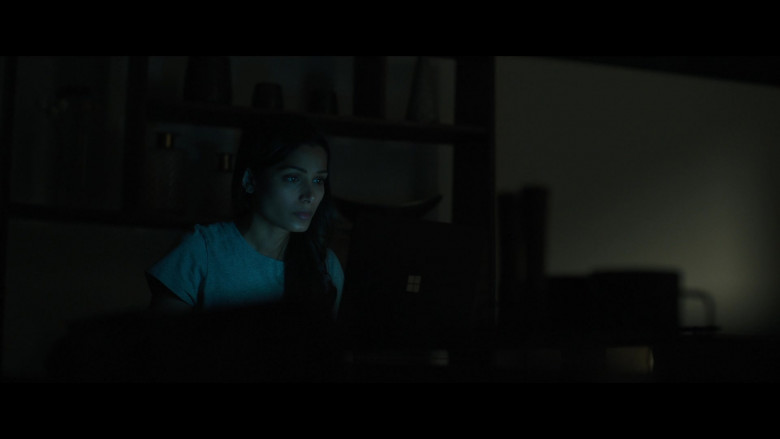 Microsoft Surface Laptop of Freida Pinto as Meera in Intrusion Movie (2)