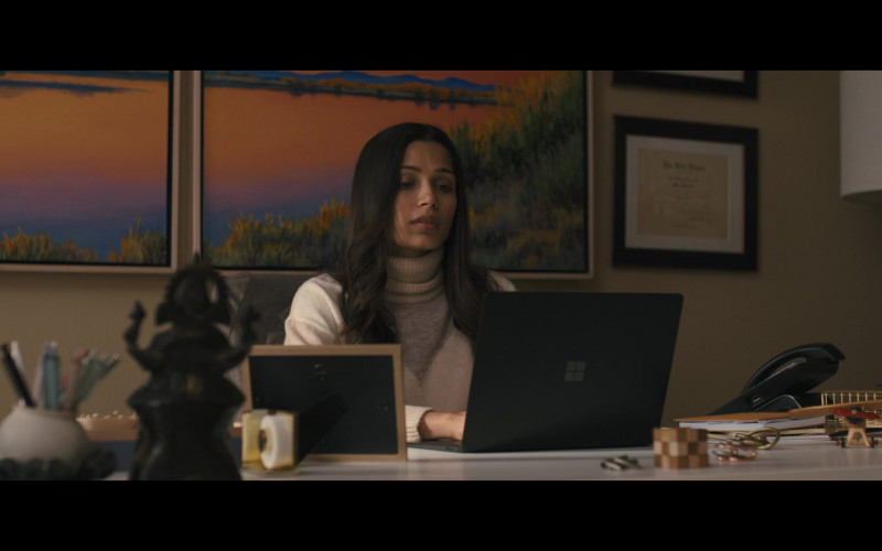 Microsoft Surface Laptop of Freida Pinto as Meera in Intrusion (2021)