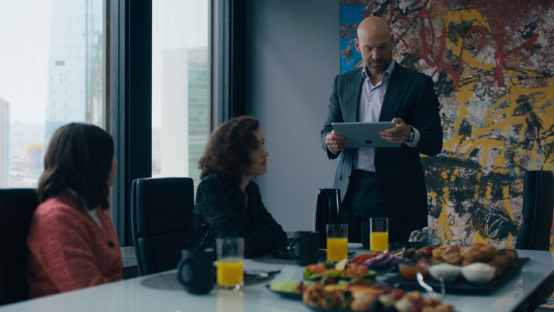 Microsoft Surface Tablet of Corey Stoll as Mike Prince in Billions S05E11 Victory Smoke (2021)