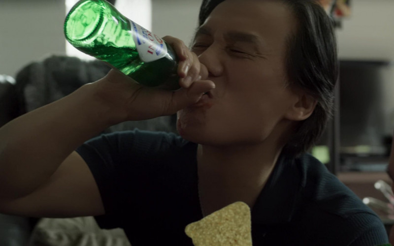 Peroni Nastro Azzurro Import Lager Beer Enjoyed by BD Wong as Wally in Awkwafina Is Nora From Queens S02E08 Shadow Acti