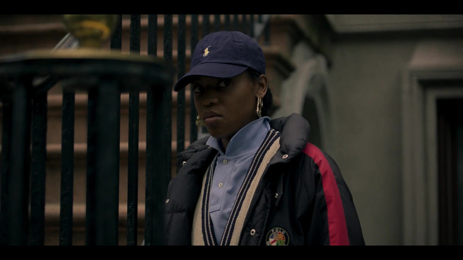 Ralph Lauren Blue Cap Of Hailey Kilgore As Jukebox In Power Book III: Raising Kanan S01E08 "The