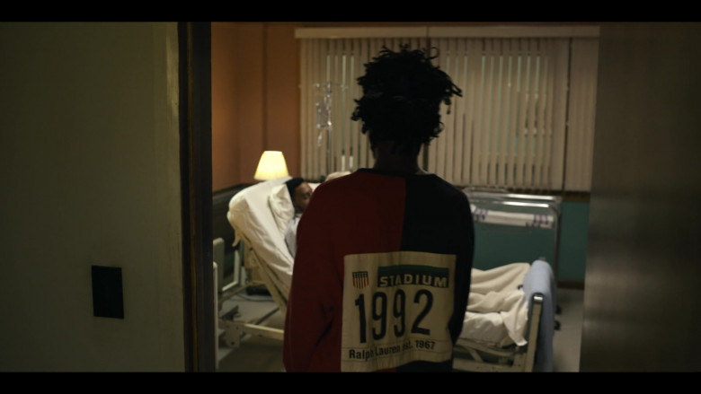 Ralph Lauren Sweatshirt Worn by Actor in Wu-Tang An American Saga S02E01 Little Ghetto Boys (2021)
