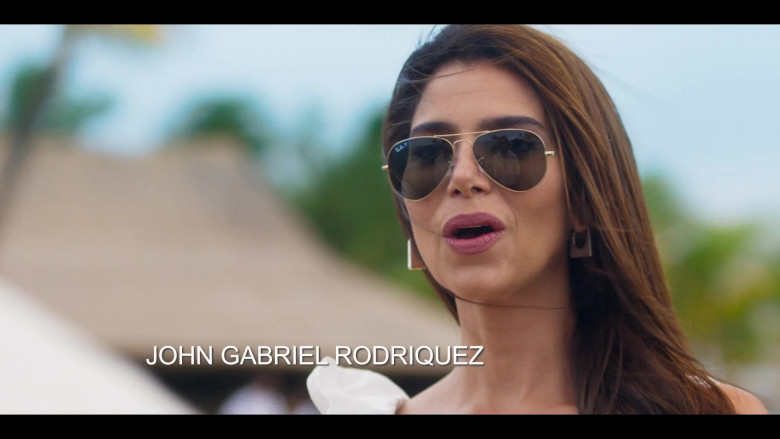 Ray-Ban Women’s Aviator Sunglasses of Roselyn Sanchez as Elena Roarke Fantasy Island S01E05 Twice in a Lifetime (2)