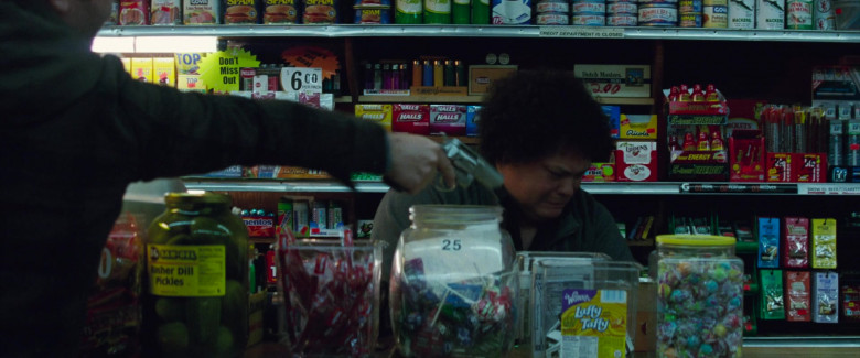 SPAM, Goya, Halls, Dutch Masters, Ricola, Luden’s, 5-Hour Energy, Mentos, Laffy Taffy Candy in The Amazing Spider-Man 2 (2014)