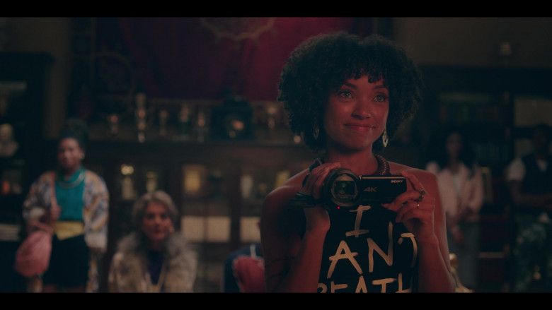 Sony Camcorder of Logan Browning as Samantha White in Dear White People S04E02 Chapter II (2)