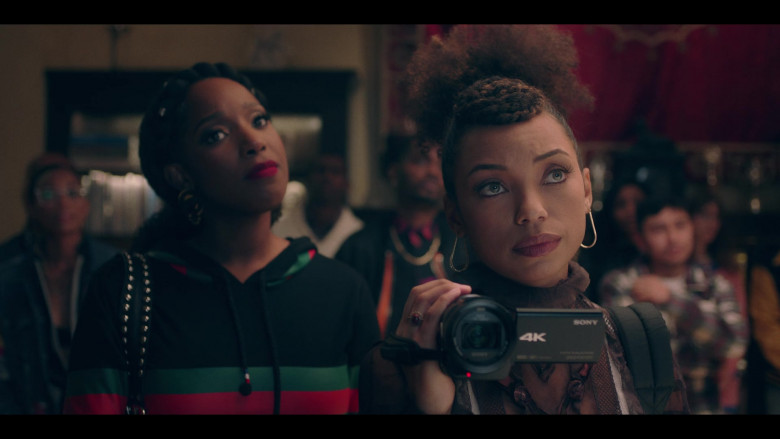 Sony Video Camera of Logan Browning as Samantha White in Dear White People S04E05 Chapter V (2021)