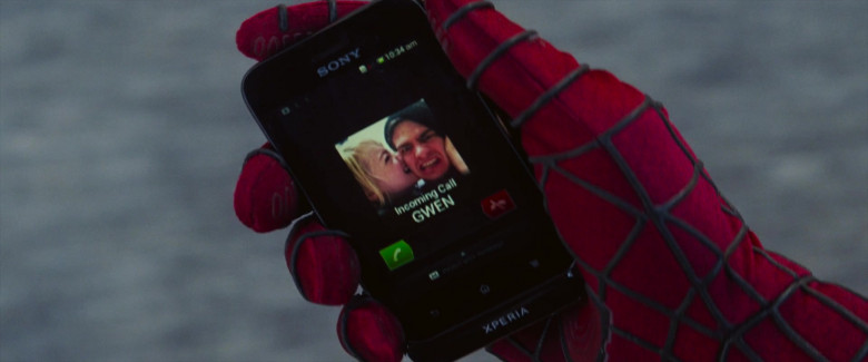 Sony Xperia Smartphone Used by Andrew Garfield as Peter Parker in The Amazing Spider-Man 2 (1)