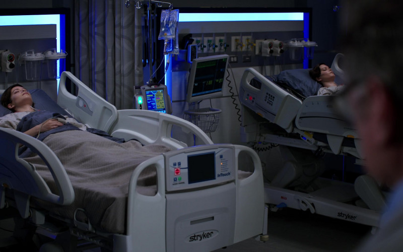 Stryker Hospital Beds in Chicago Med S07E01 You Can’t Always Trust What You See (2021)