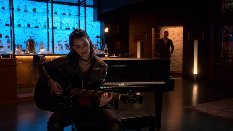 Takamine Guitar of Brianna Hildebrand as Rory in Lucifer S06E06 A Lot Dirtier Than That (2021)