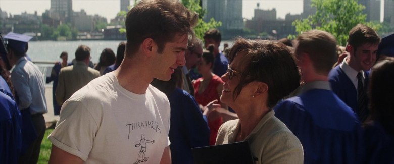 Thrasher White T-Shirt of Andrew Garfield as Peter Parker in The Amazing Spider-Man 2 (1)