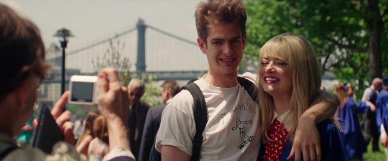 Thrasher White T-Shirt of Andrew Garfield as Peter Parker in The Amazing Spider-Man 2 (2)