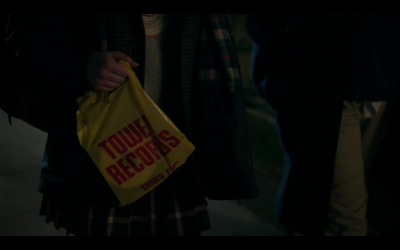 Tower Records Store Plastic Bag in Power Book III Raising Kanan S01E07 Stay in Your Lane (2021)