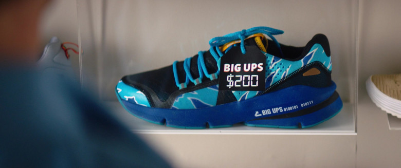 Under Armour Forge RC Big Ups Blue Camo Sneakers of Ryan Reynolds as Guy in Free Guy Movie (1)