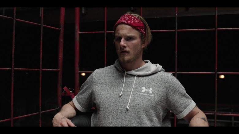 Under Armour Hoodie Worn by Alexander Ludwig as Ace Spade in Heels S01E05 TV Show (3)
