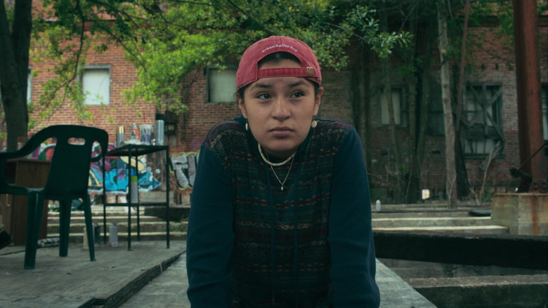 Urban Native Era Red Cap Worn by Paulina Alexis as Willie Jack in Reservation Dogs S01E08 Satvrday (2021)